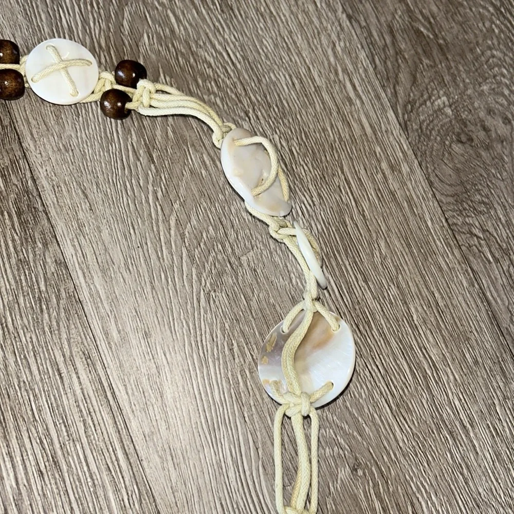 Braided shell belt
